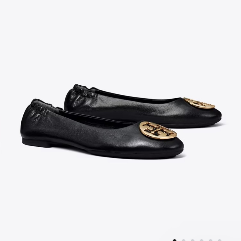 Tory Burch Claire Ballet Flats in Black